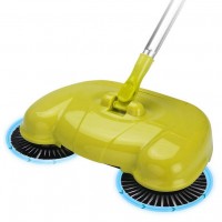 Stainless steel rotating brush magic broom carpet sweeper